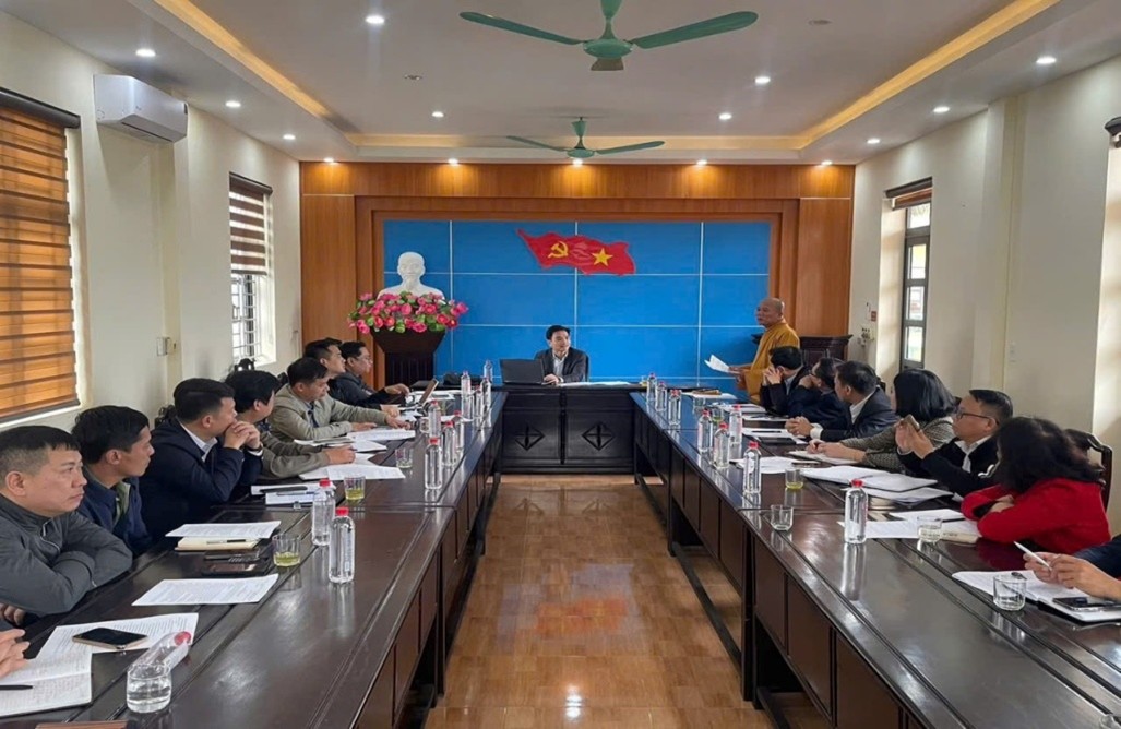 Triển khai công tác tổ chức các Lễ hội diễn ra trong dịp đầu năm 2026 tại Khu di tích nhà Trần