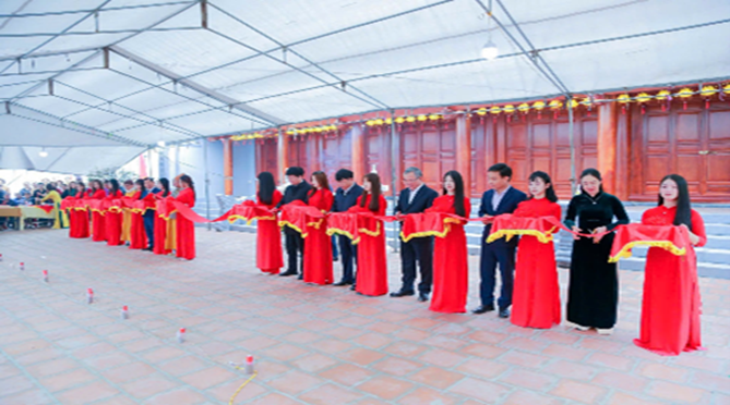 Khánh thành Chùa- Quán Ngọc Thanh- di tích  tích quốc gia đặc biệt Nhà Trần