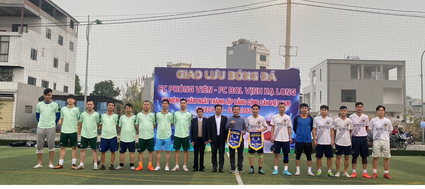 Giao lưu bóng đá nhân dịp kỷ niệm 91 năm ngày thành lập Đảng cộng sản Việt Nam