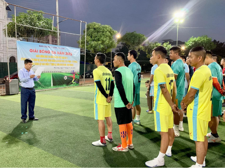 Công đoàn Ban Quản lý vịnh Hạ Long tổ chức giải bóng đá lần thứ XIV